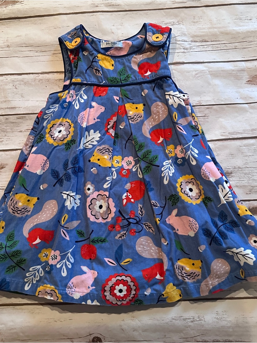 Mini Boden hedgehog dress vguc 2/3
